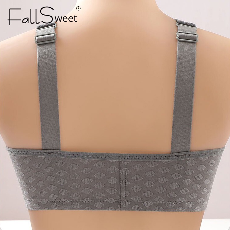 【⚡️Vận chuyển nhanh 】FallSweet 1 / 3PCS Mặt trước Buckle Bras Nữ Kích Thước Lớn Đẩy Lên Mỏng Bralette Phụ Nữ Không Có Nhẫn Thép Phụ Nữ Áo Vest Thở