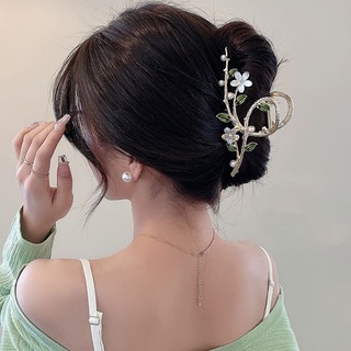 Kẹp Cài Áo Hình Hoa Đính Đá Mắt Mèo Thời Trang Thanh Lịch Cao Cấp
