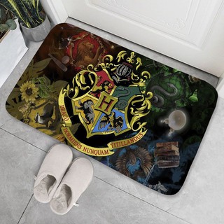 Kẹp Thảm Cửa Harry Potter Gryffindor & Hufflepuff & Ravenclaw & Slytherin Quà Tặng Thiết Thực Cho Bạn Bè Phòng Ngủ Văn Phòng Trang Trí Nhà Cửa Thảm Sàn Chống Trơn Trượt (60x40CM)