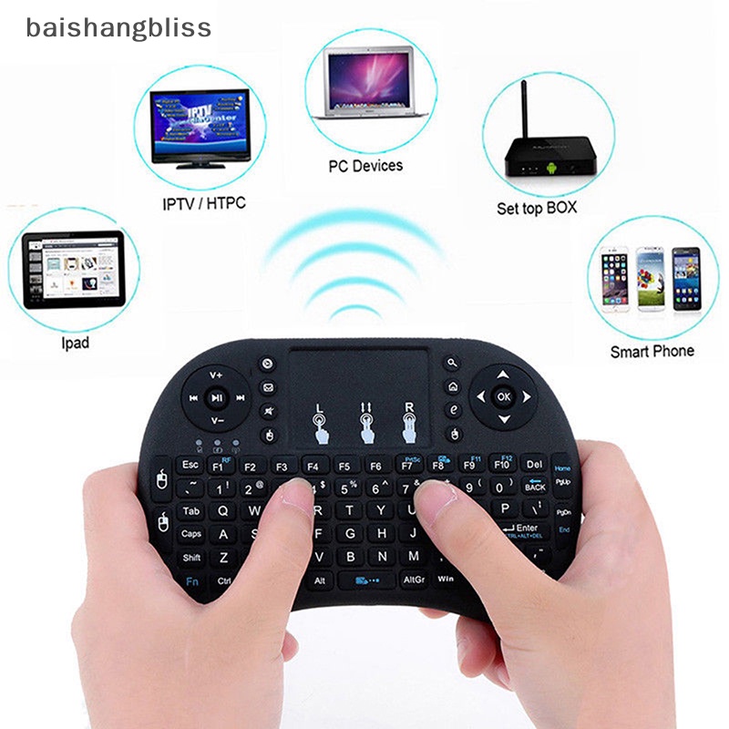 Baishangbliss Bàn Phím Không Dây mini 2.4g Cho android smart tv box pc ...