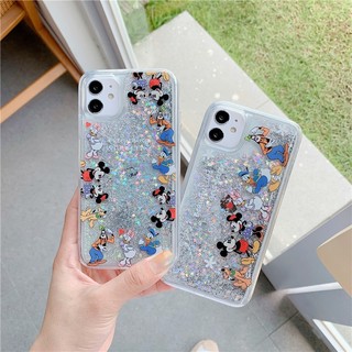 Ốp Điện Thoại Kim Tuyến Nước Trong Suốt Chống Sốc Chống Rơi Cho iphone 15 14 13 12 11 pro max plus
