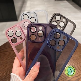 Vỏ Có Ống Kính Cho Vivo Y91C Y93 Y91 Y95 Y78 Y78 + Y51 Y53s Y36 Y27 Y35 Y35 + Y22 Y22s Y21 Y21s Y21T Y21A Y33s Y33T 5G 4G Vỏ Điện Thoại TPU Mềm Trong Suốt Cao
