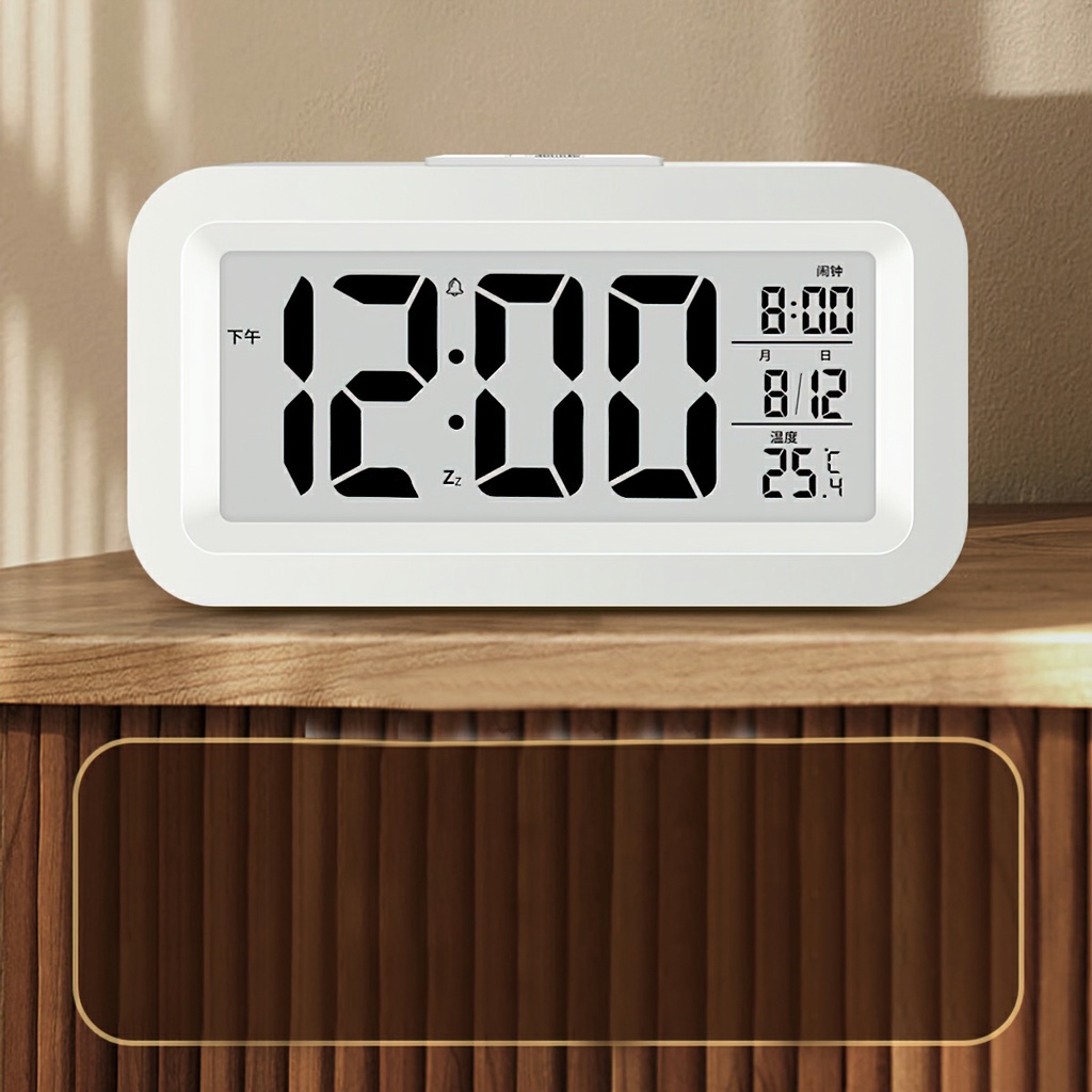 Đồng hồ để bàn decor led mini, đồng hồ báo thức điện tử trang trí thông minh cute, decor bàn học phòng ngủ