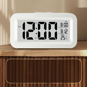 Đồng hồ để bàn decor led mini, đồng hồ báo thức điện tử trang trí thông minh cute, decor bàn học phòng ngủ
