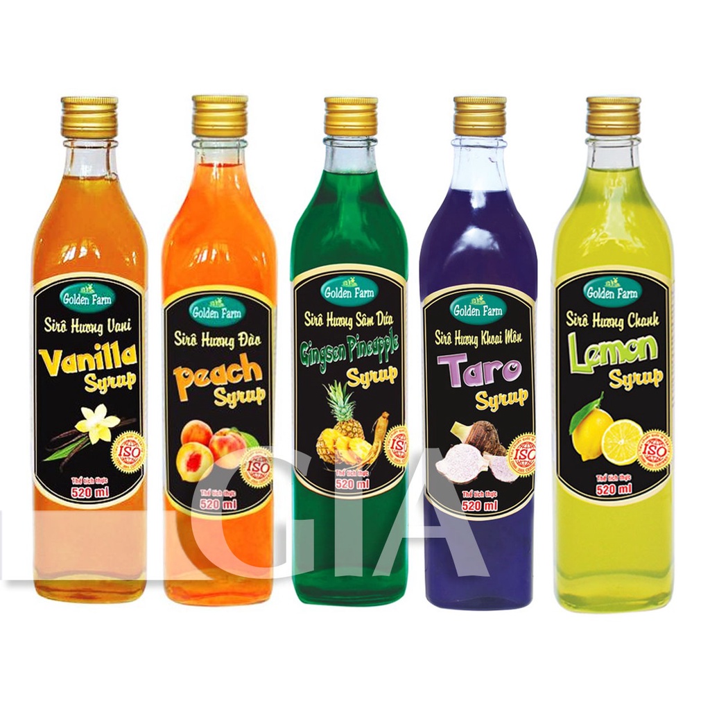 Siro Golden Farm chai 520ml