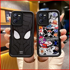 ốp lưng Realme C35 Ốp Điện Thoại tpu Màu Đen Cá Tính Cho Realme C35 4G TY