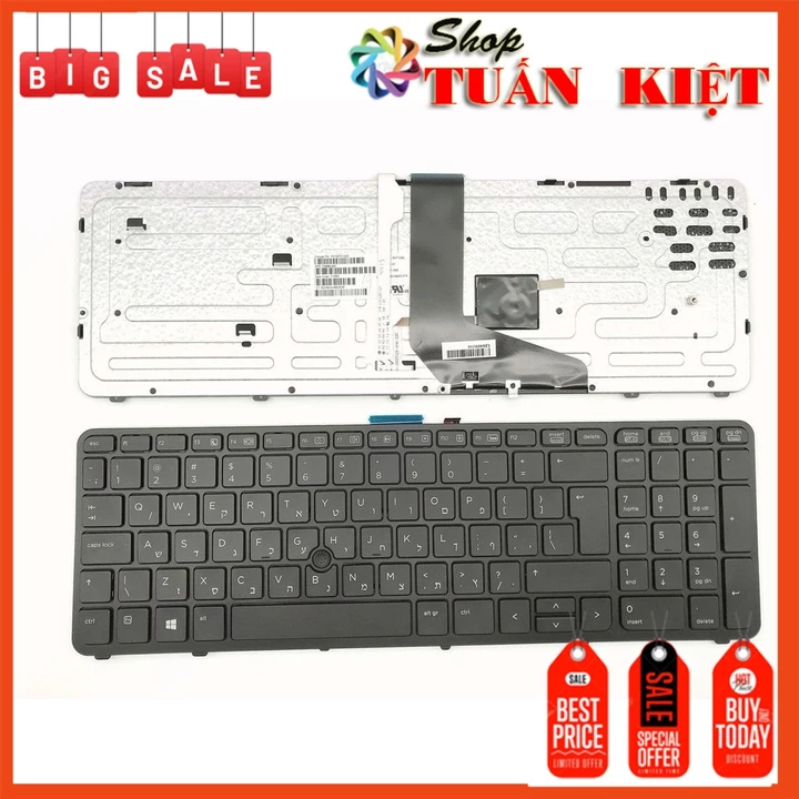 Bàn phím laptop HP ZBook 15, ZBook 17, HP ZBook 15 G1, zbook 15 G2 ,Zbook 17 G1, 17 G2 , ZBook 15 G2, 17 G2, Z440, Z620