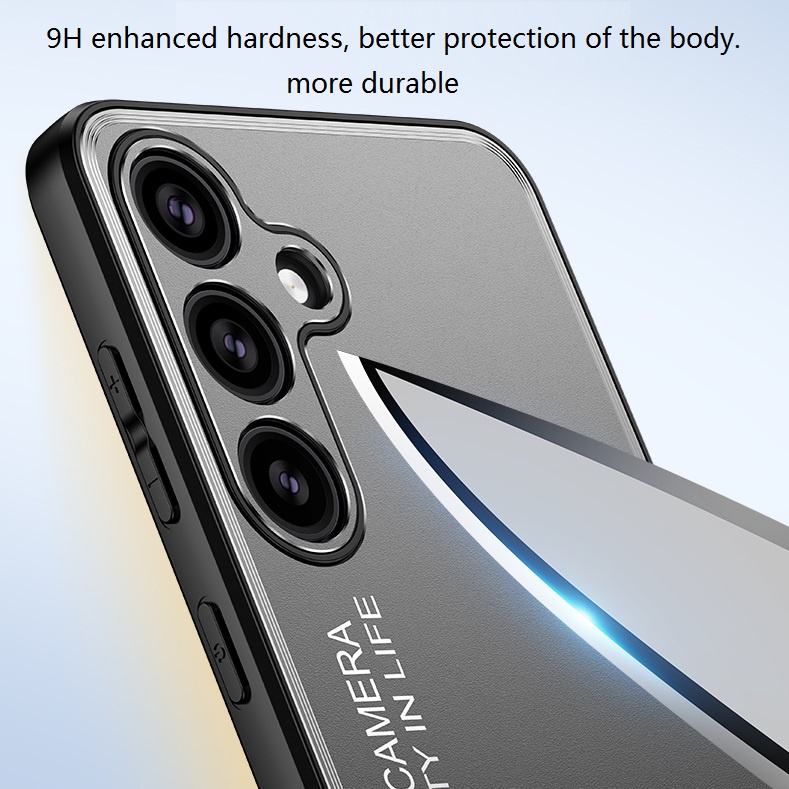 Ốp lưng hợp kim nhôm phun cát mờ Samsung S25 Ultra S24 + S24 cho Galaxy S23 Ultra S23 Plus Samsung Hard Frosted Cover