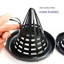 BORAGETE 1 Cái Giỏ Giỏ Eel, Nắp Nhựa Lồng Câu Cá, 7.5 / 9 / 11 / 20 / 21 / 30cm Dụng Cụ Câu Cá Ngoài Trời Bẫy Câu Cá