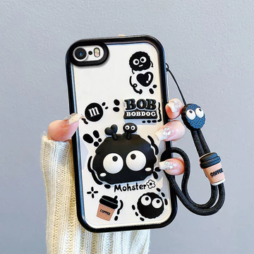 ốp lưng IPhone 5 ốp lưng IPhone 5s ốp IPhone Se 2016 ốp lưng gấu dâu Phim Ba chiều Hình búp bê ốp điện thoại mềm dễ thương BB-TYGZ
