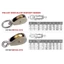 Ròng rọc di chuyển JUIC 1 chiếc, Ròng rọc sứ hợp kim kẽm 43 / 58 / 86mm, Bánh xe đơn / đôi Kim loại Mini Giải quyết nâng