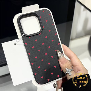 Ốp Lưng Tương Thích Cho IPhone 15 11 12 13 14 16 Pro Max 16 14 15 Plus XR 15 Plus XS X Max Thời Trang Sáng Tạo Đáng Yêu Ngọt Ngào Trái Tim Tình Yêu Sang Trọng Cảm Giác Da Kết Cấu Vỏ Mềm