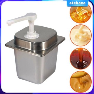 Bình xi-rô có bơm Máy bơm nước sốt 2,3L cho thanh Sử dụng thương mại tại nhà