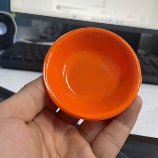 [Thanh lý] Combo 10 chén chấm nước tương, nước mắm, gia vị nhựa melamine màu cam - Trường An VN