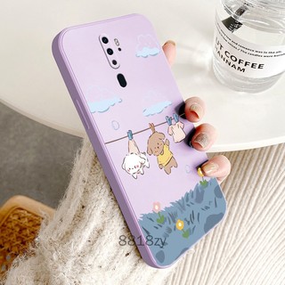 ốp lưng oppo a5 2020 a9 2020 Ốp Điện Thoại tpu silicone Mềm Chống Rơi Vỡ In Hình Dễ Thương Kèm Dây Đeo Cho oppo a5 2020 a9 2020