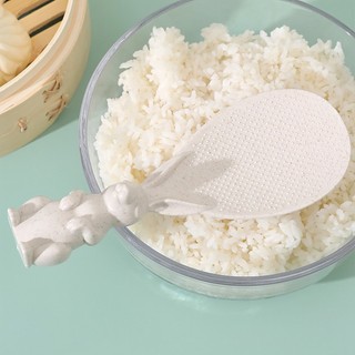 Muỗng xới cơm chống dính cao cấp không bị đổ. Môi, Muôi cơm chịu nhiệt tự đứng an toàn dễ sử dụng - SUNND