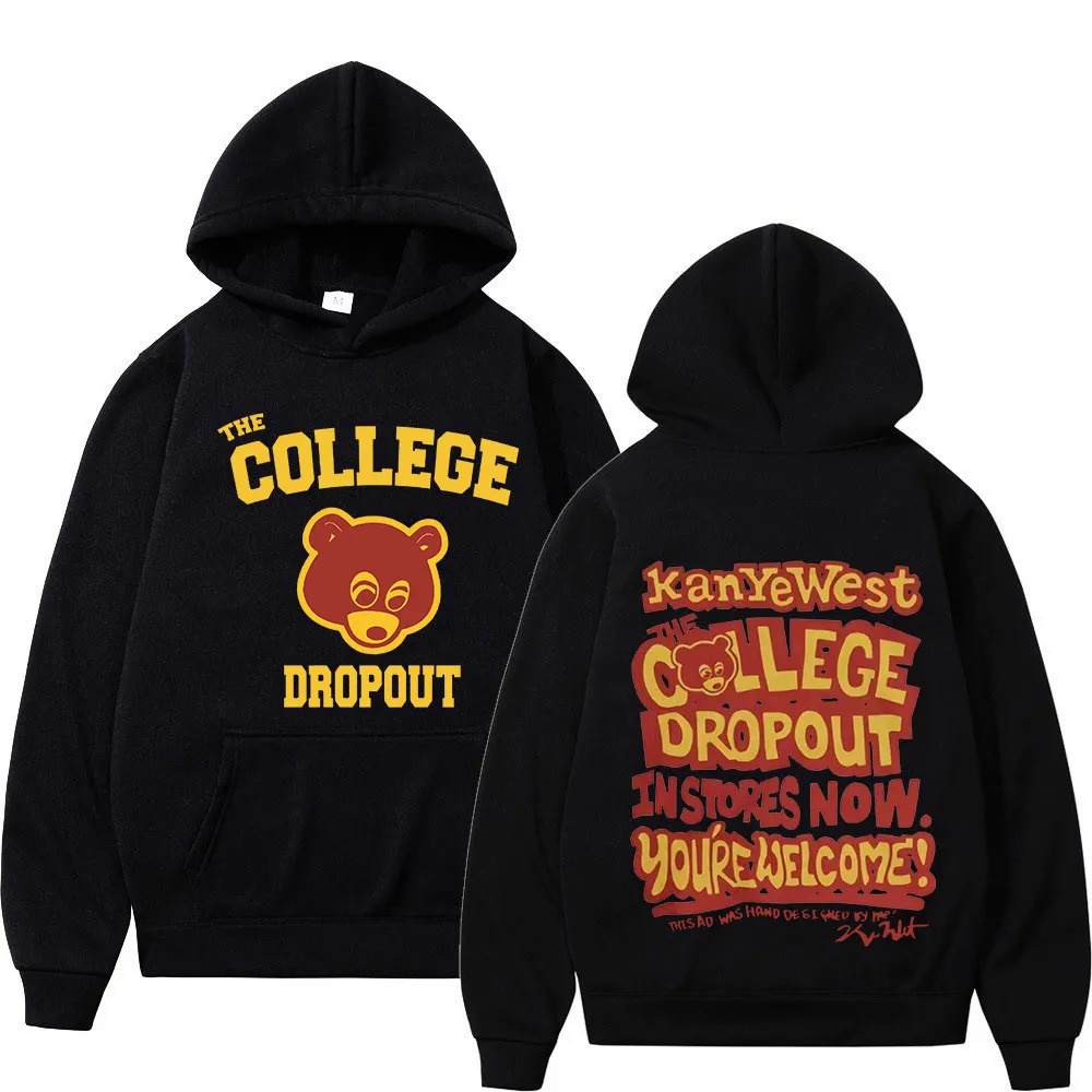 Kanye west Áo hoodie Sweatshirt Có Mũ Trùm Đầu In Hình album Nhạc Hai Mặt Phong Cách hip hop Đường Phố Giản Dị Dành Cho Nam Và Nữ