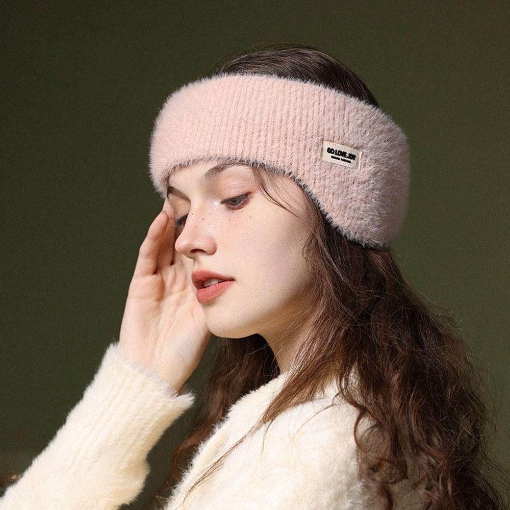 YMIFI Head Worn Earmuffs, Máy hâm nóng tai chống gió Dệt kim ấm áp Earmuffs, Vỏ tai Bảo vệ lạnh Dây buộc tóc mùa đông