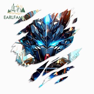 EARLFAMILY 30cm Gundam Xé Xe Miếng Dán Cho Thân Xe Windows Xe Máy Laptop Cốp Đề Can Vinyl Chống Thấm Nước Anime JDM Kiểu Dáng Xe