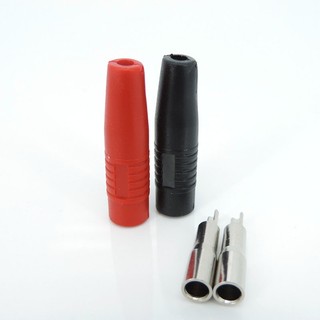 5 Cái / 1 Cặp Đồng 4 Mm Cách Nhiệt Chuối Nữ Ổ Cắm Jack Cắm Dây Đồng Hàn Cáp Kết Nối Đỏ Đen F @ 2VN