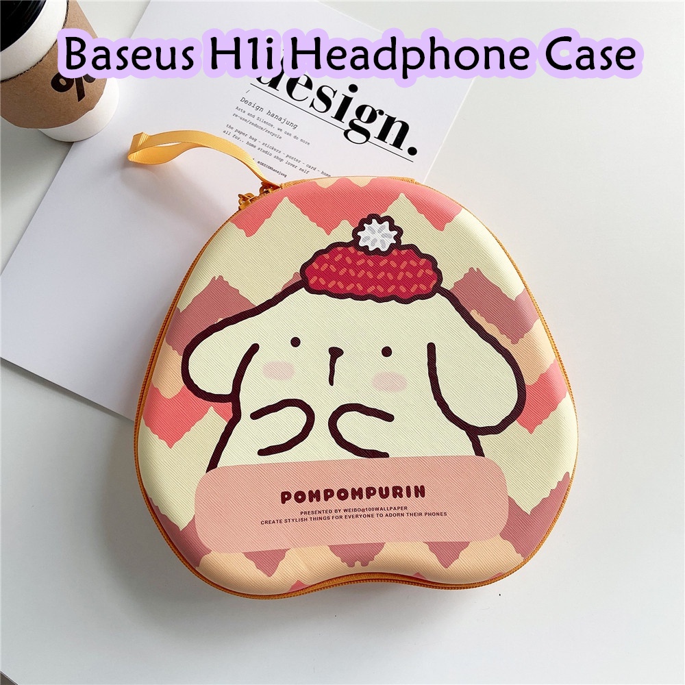 [Ngôi sao tương lai] Dành cho vỏ tai nghe Baseus H1i Hành động trực tiếp Tai nghe họa tiết hoạt hình dễ thương Tai nghe Earpads Túi lưu trữ Hộp đựng