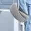 Gối xốp nhớ ROLY, hỗ trợ Gối cổ du lịch mềm mại cổ và cằm, Túi dây rút Đệm máy bay có thể điều chỉnh hình chữ U