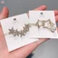 Punk Pentagram Vintage Crystal Star Kẹp Tóc Bông Tai Kẹp Mũ Thời Trang Cho Nữ Cô Gái Tóc Trang Sức Phụ Kiện Mới
