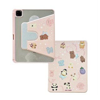 Ốp lưng họa tiết gấu trúc và nơ Acrylic cứng Tương thích với Mini6 Mini7 iPad5 6 7 8 9 10th 11th a16 Air11 Air2 Air13 Air4 Air5 10.9 "Pro10.5 Pro11 13 Pro12,9 2018 Bao da