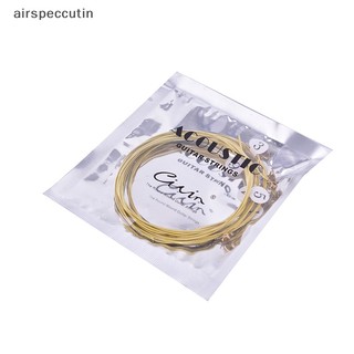 Airspecutin 6 Cái / bộ Dây Đàn Guitar Acoustic Đa Năng Dây Thép Lục Giác Cho EN