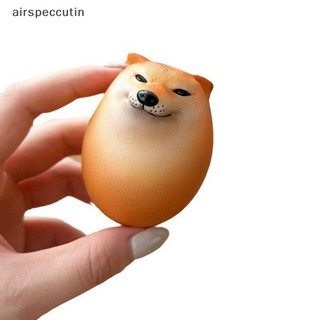 Airspeccutin Quả Trứng Chó shiba inu Thực Tế Bằng pvc Để Bàn Trang Trí Nội Thất Văn Phòng / Làm Quà Giáng Sinh Vui Nhộn