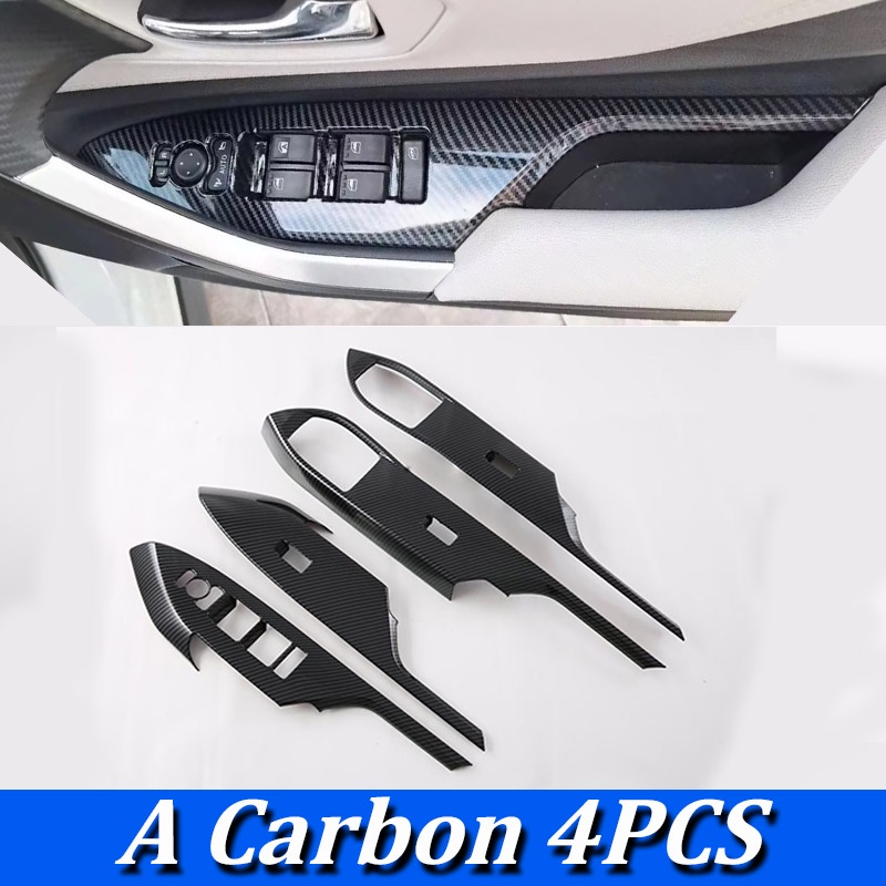 Dành Cho Xe Toyota VELOZ 2022 Đến 2024 Ô Tô ABS Sợi Carbon Họa Tiết Nội Thất Và Ngoại Thất Sửa Đổi Phụ Kiện Vô Lăng Bánh Răng Lấp Lánh Dịch Khung Gương Chiếu Hậu