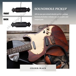 Pre-Wired 6 Dây Đơn Cuộn Dây Có Âm Lượng & Âm Thanh Nồi Cho Hộp Điện Guitar Hộp Điện Đàn Guitar