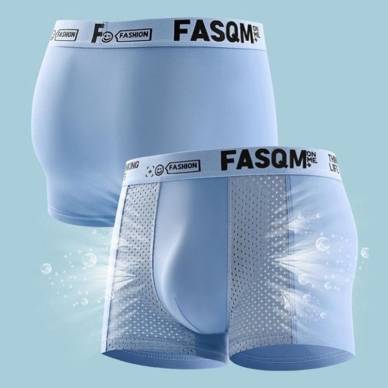 Ảnh Quần Lót Boxer Nam Dạng Lưới Thoáng Khí Plus Size XL-5XL 2