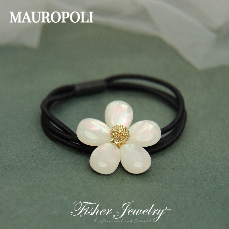 Mauropoli [Sẵn Sàng] Dây Đá Opal Hình Học Rỗng Nữ ins Nhật Bản Hàn Quốc Mũ Đội Đầu Đơn Giản Tính Khí Mùa Hè Dây Cao Su Dây Buộc Tóc