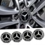 Set 4 Nắp Đậy Trục Bánh Xe 75mm In Logo Trang Trí Cho Mercedes Benz