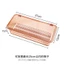 Hộp đựng muỗng đũa có nắp đậy màu nâu xám đa năng tiện dụng 27x12x7cm
