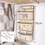 Kệ sắp xếp YICA, Trên cửa Túi đựng đồ treo 1 / 2 / 3 lớp, vải không dệt Đồ lặt vặt Bảo quản đồ lót Tất sắp xếp cho phòng ngủ, mỹ phẩm, đồ chơi