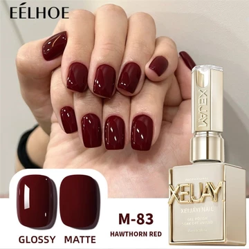 6 Màu Đỏ Đậm Sơn Móng Tay Keo 15ml Rượu Vang Đỏ Sơn Móng Tay gel UV Sơn Móng Tay Trang Trí