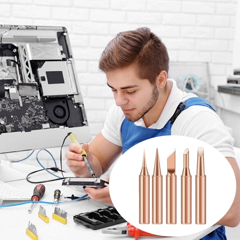 Đầu hàn đồng dẫn nhiệt HL để làm việc điện tử chính xác