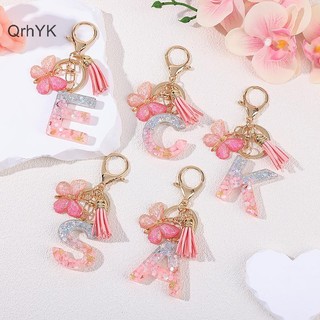 Nhà Máy Thời Trang A-Z Dreamy Sequin Chữ Móc Khóa Dành Cho Nữ sel Bướm Mặt Dây Chuyền Ban Đầu Móc Khóa Ví Treo Túi Quyến Rũ Móc Chìa Khóa Xe QrhYK