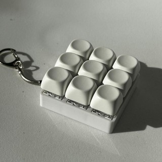 Mũ bàn phím ngón tay FEASTLY, Keycap DIY Bàn phím Fidget Móc khóa, Thư giãn Giảm căng thẳng 4 / 9 Phím Pass The Time Pinch Toy Người lớn