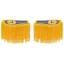 MERIGGIARE 1 Cặp Miếng Lót Vai Epaulettes, Có Khóa Trâm Cài Bảng Tua Rua Viền Epaulets, Áo Khoác Nhiều Màu Sắc Bền Đẹp Áo Khoác Epaulett Cho Dây Trống Sừng