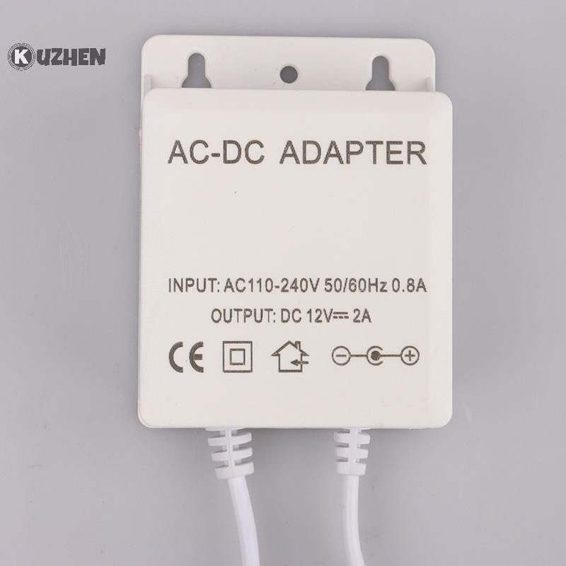 Kuzhen AC / 12V 2A 2000ma Camera Giám Sát Bộ Chuyển Đổi Nguồn Ngoài Trời Chống Nước EU US Cắm Sạc Adapter Cho Camera Giám Sát HOT