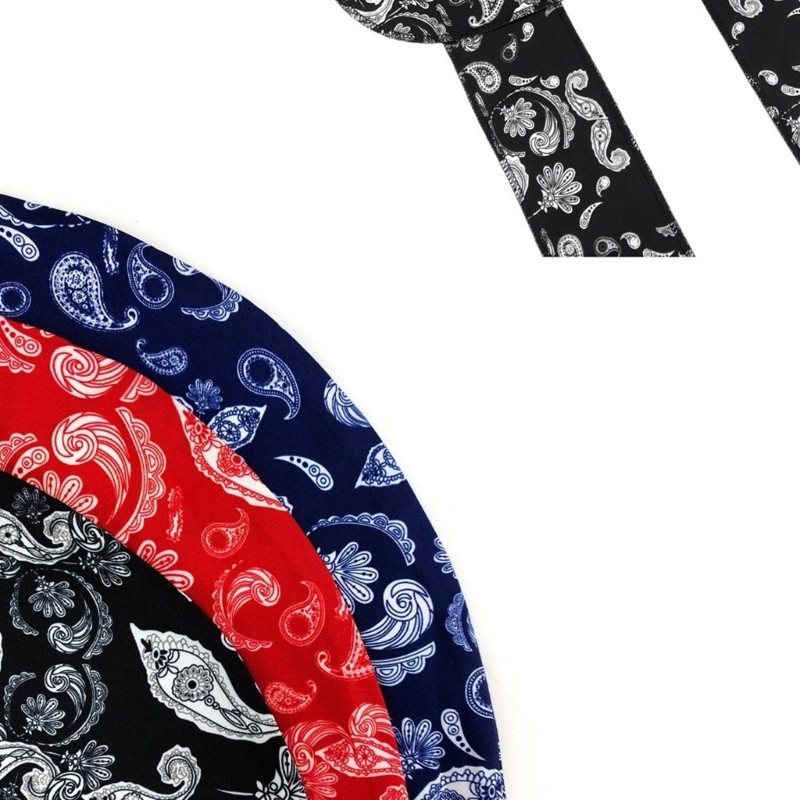 Bầu Trời HIPHOP Durag Bandana Đầu Khăn Turban Cho Nữ Phong Cách Đường Phố Turban Unisex Đầu Quấn Bandana