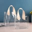 Túi Tote ESSENCEH, Tay Cầm Túi Mua Sắm Trong Suốt, Túi Bảo Quản Chống Thấm Nước PVC