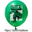 ST2 12 Cái / bộ Avengers Marvel Người Nhện The Hulk Chủ Đề Bong Bóng Cao Su Siêu Anh Hùng Chúc Mừng Sinh Nhật Trang Trí Tiệc