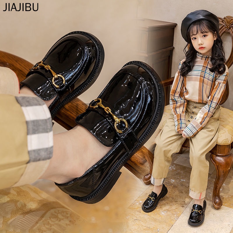 Fashion Kids Shoes Cute Girls Princess Shoes Kids Doll Shoes Lolita Shoe 3-12 Tuổi Giày Da Đế Mềm Phong Cách Anh Quốc Giày Chống Trượt Cho Bé Giày Đồng Phục Học Sinh Tiểu Học Giày Bệt Bé Gái Giày Lười Giày Trẻ Em Tập Đi Giày Trẻ Em Thời Trang Giày Cosplay