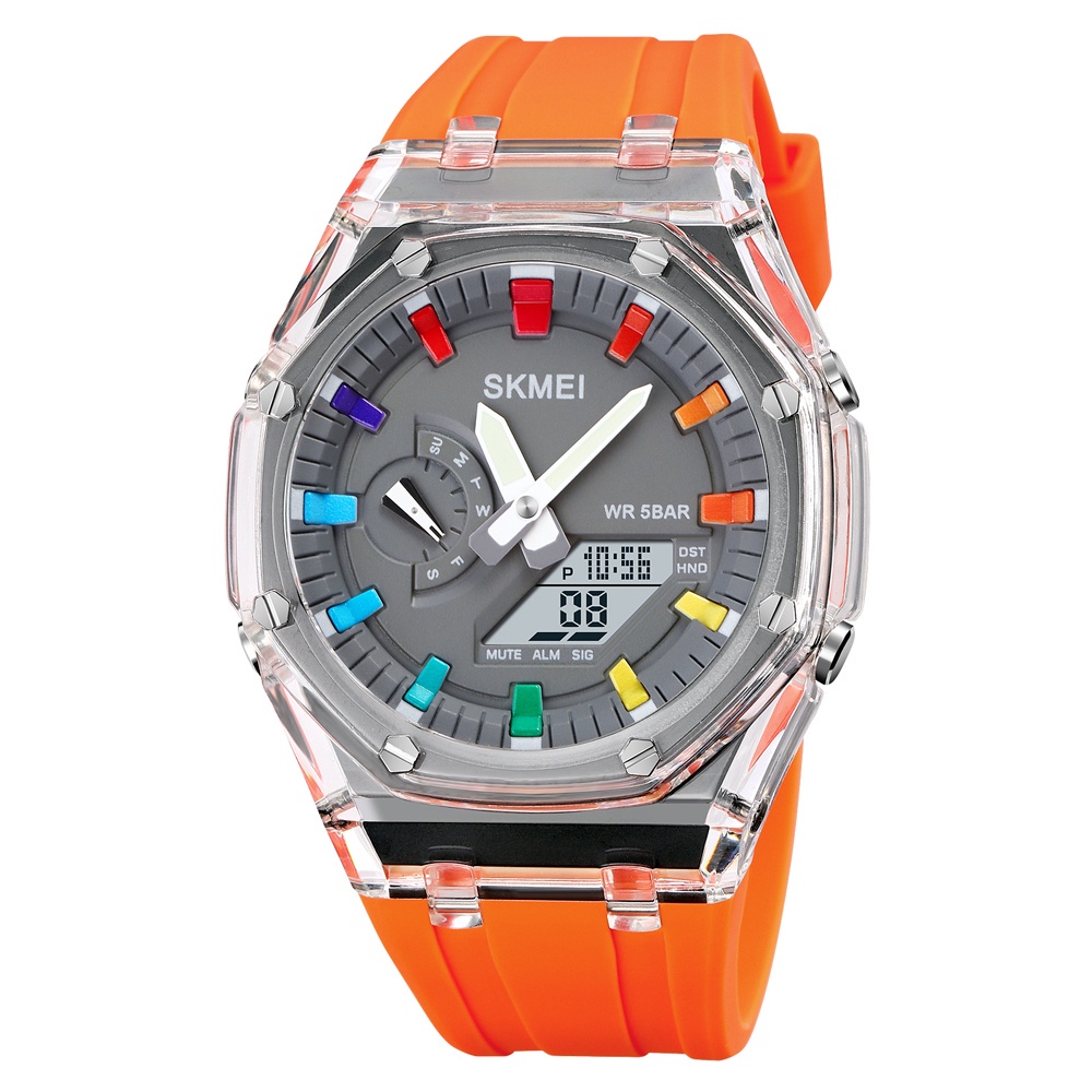 Skmei Đồng Hồ Thể Thao skmei 2100 Chống Nước Với Dây Đeo Silicon