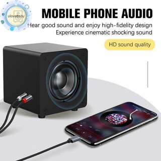 Ulovebsby Loại C Sang Cáp Âm Thanh 2 Bộ Chuyển Đổi Dây Aux USB C Dây Âm Thanh Cho Laptop Điện Thoại Di Động Loa Khuếch Đại Âm Thanh Cáp Khuếch Đại 1 Mét VN
