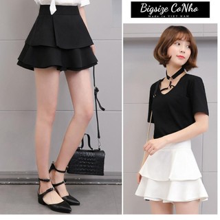 Chân váy bigsize, Chân váy xếp ly bigsize xinh xắn mặc đi chơi đi học thoải mái phong cách đơn giản xinh  CV9